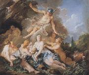 Mercury confiding Bacchus to the Nymphs Francois Boucher
